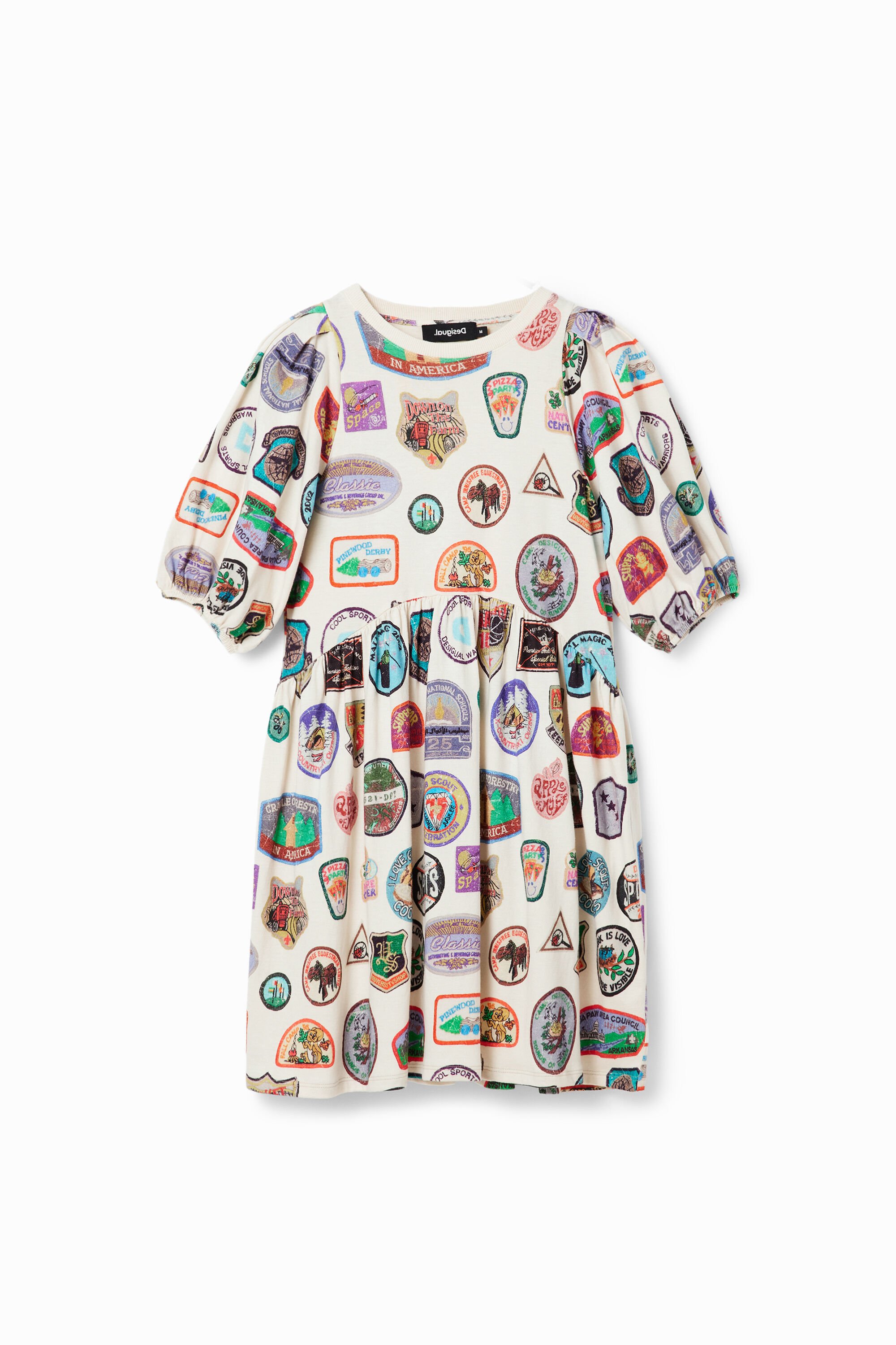 Short patches dress Desigual