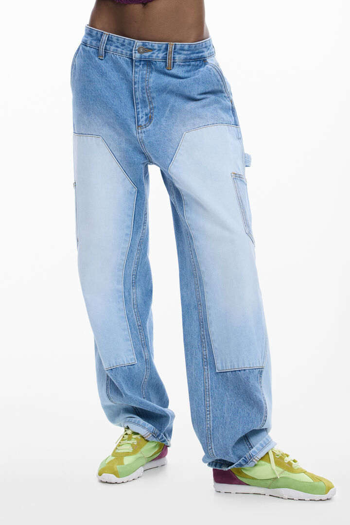 Pantalón vaquero patch | Desigual