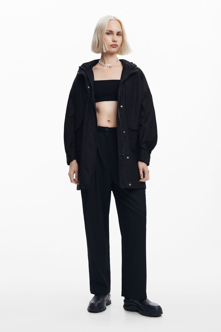 Multi-pocket lined parka | Desigual
