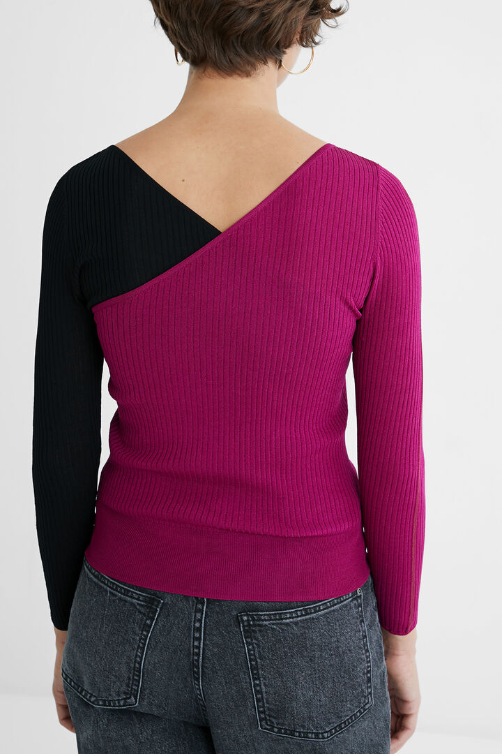 Jersey slim cuello pico | Desigual