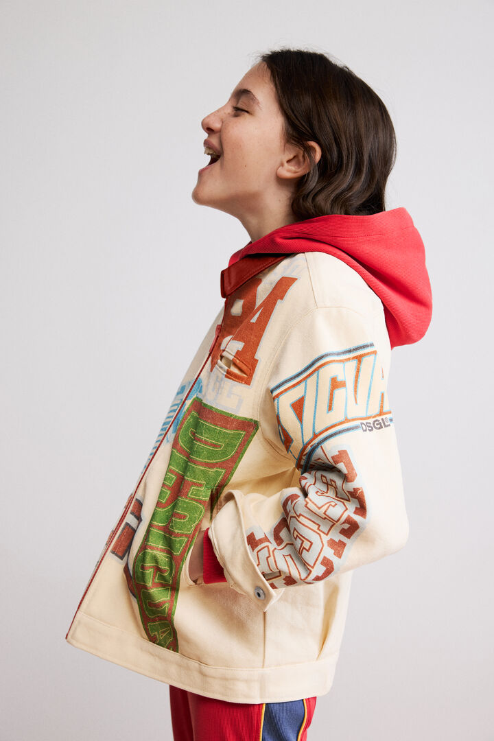 Casaco estampado
