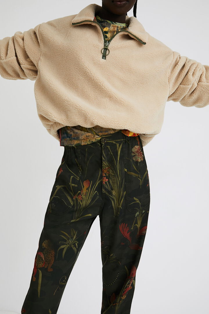 Jogginghose aus Tencel mit Aufdruck | Desigual