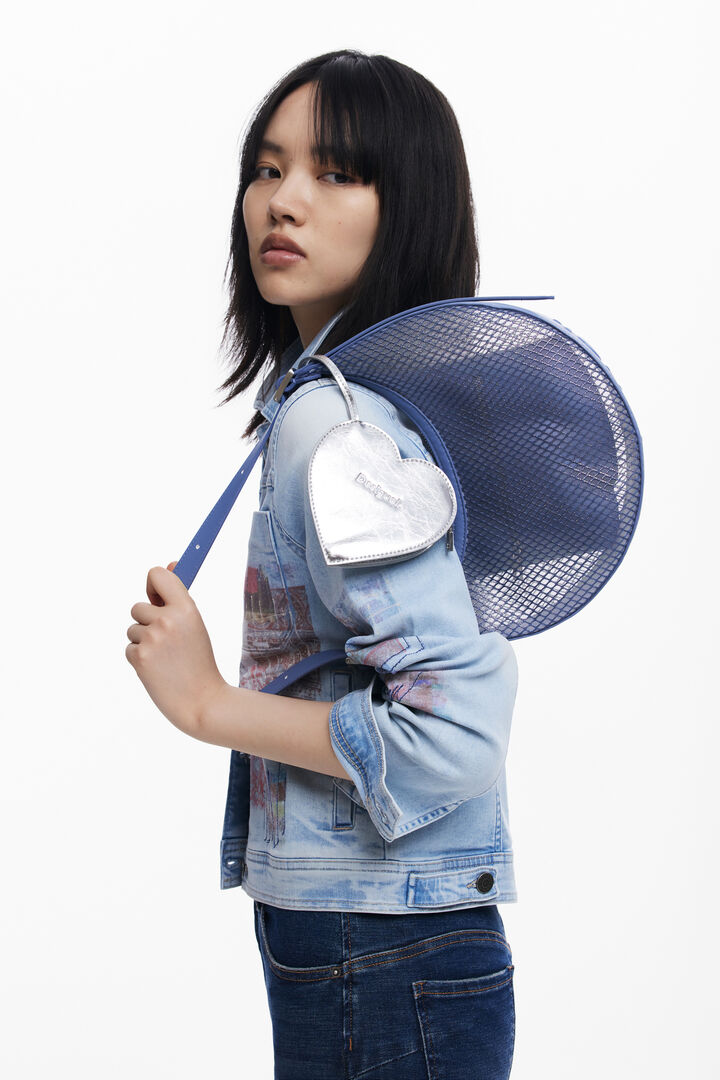 Medium mesh crossbody bag | Desigual
