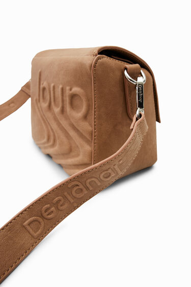 Bolso pequeño relieve logo | Desigual