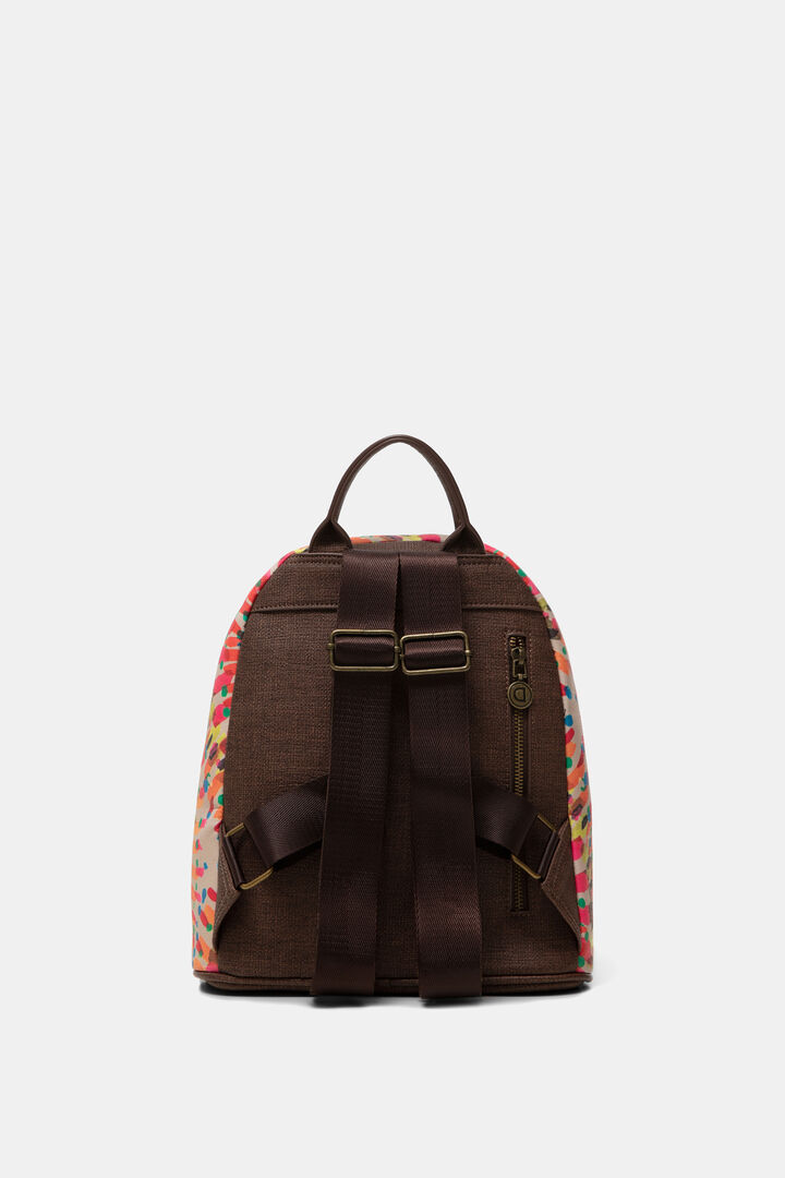 Mochila mini multiestampado mensaje | Desigual