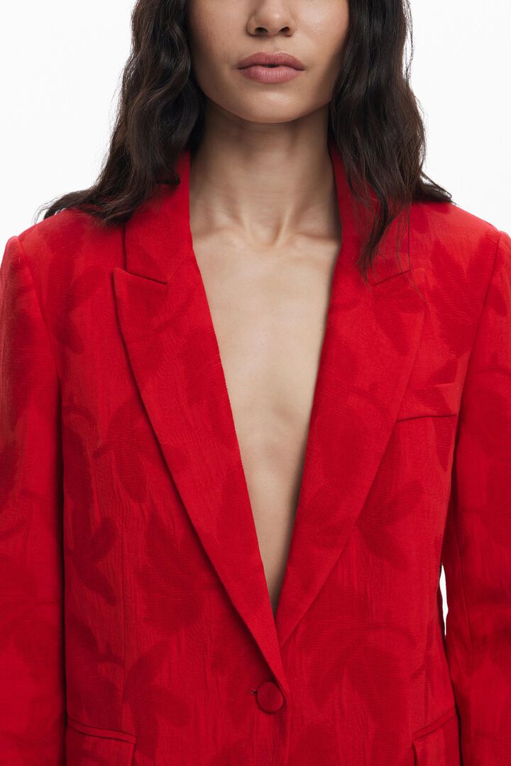 Contrast blazer