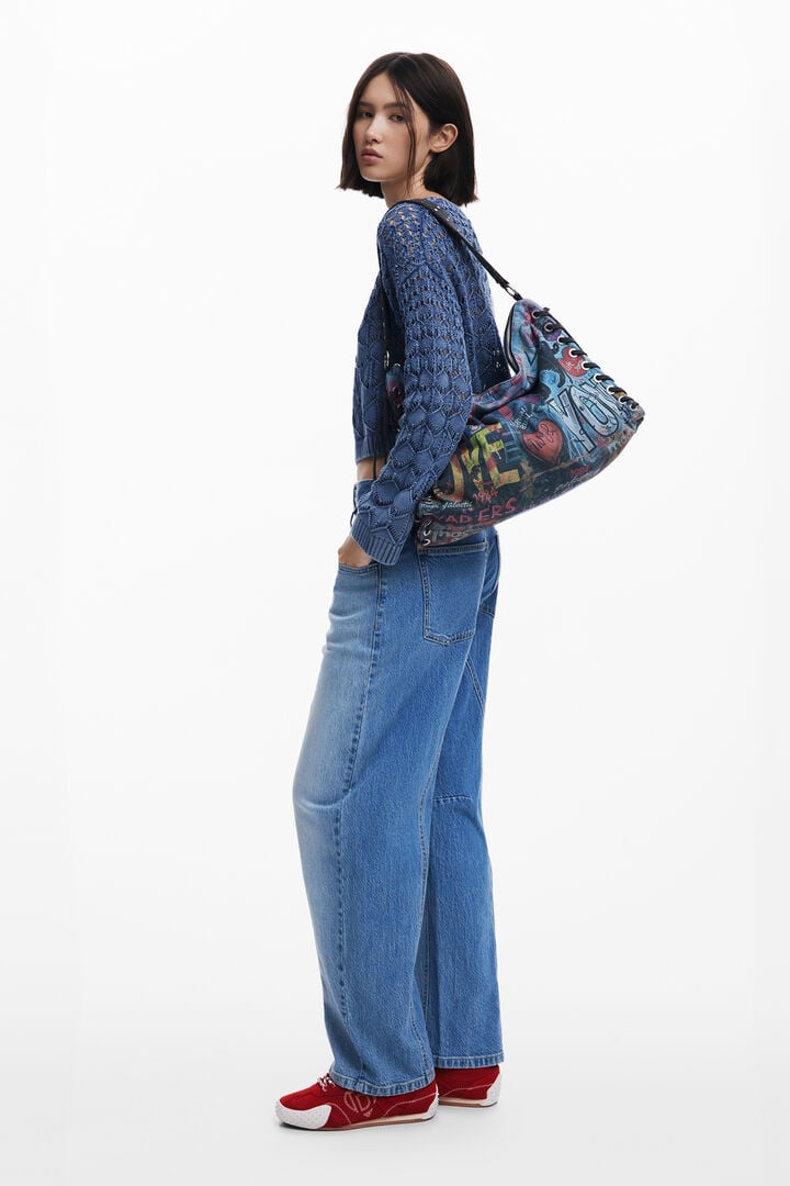 Large graffiti bag | Desigual