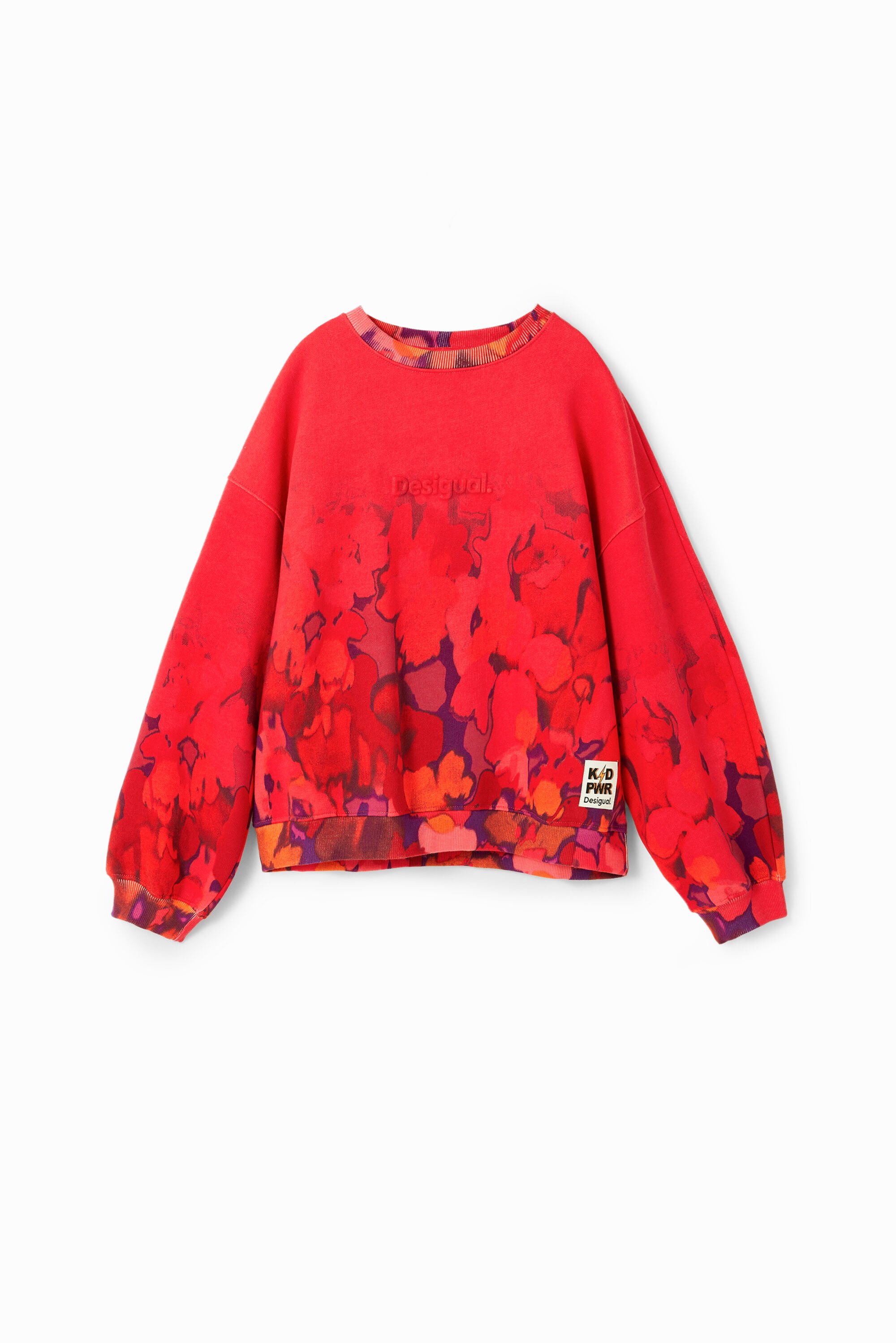 Floral sweatshirt hot sale