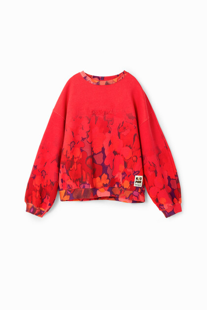 Watercolour floral sweatshirt