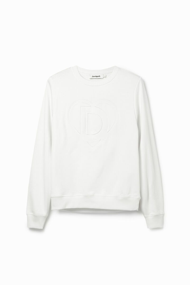Embossed imagotype sweatshirt | Desigual