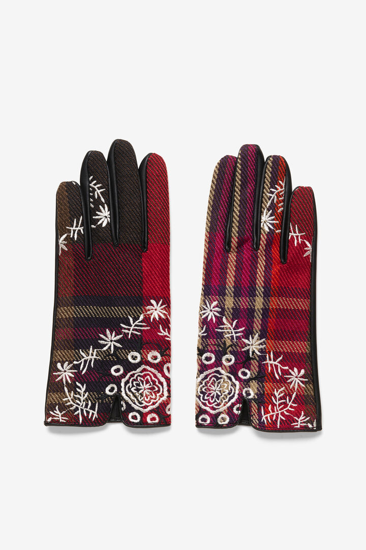 Gants en maille et cuir synthétique | Desigual