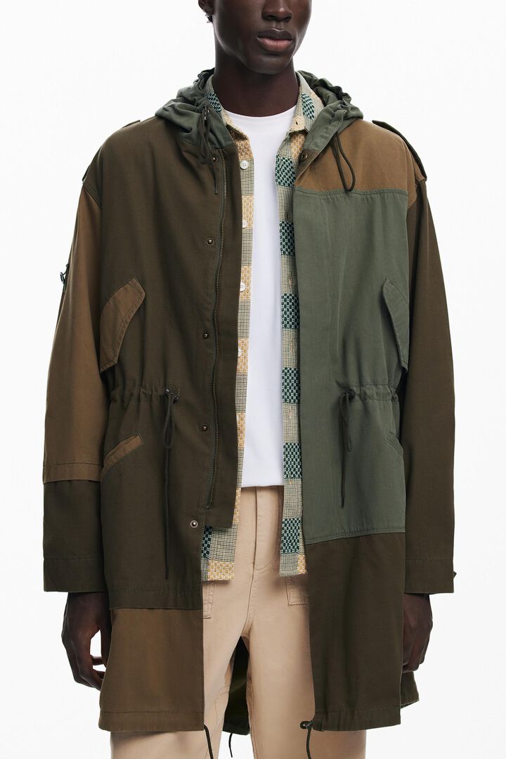 Multitone parka