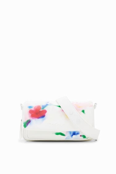 M watercolour floral crossbody bag | Desigual