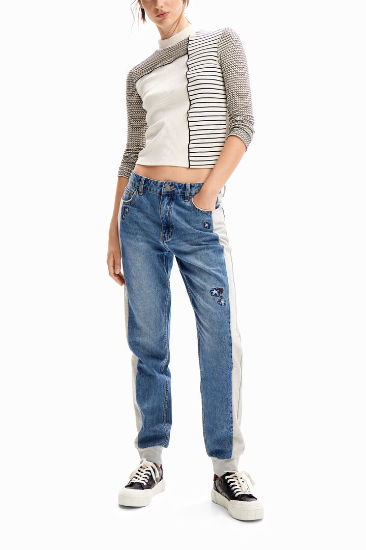 Samarreta slim ratlles patch | Desigual