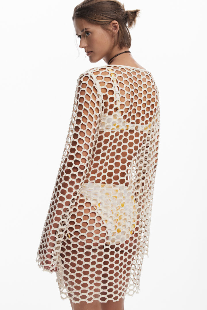 Crochet beach dress | Desigual
