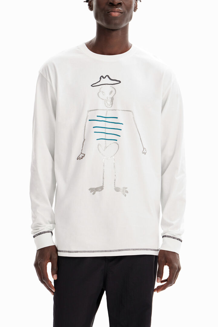 Camiseta manga larga oversize | Desigual