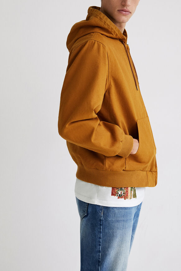 Canvas hooded jacket | Desigual