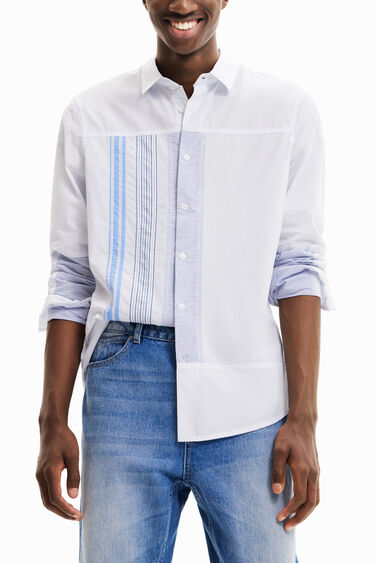 Striped patchwork shirt | Desigual
