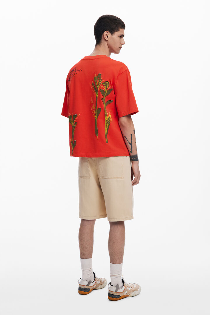 Camiseta manga corta flores | Desigual