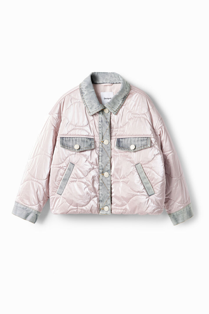 Chaqueta bomber metalizada | Desigual