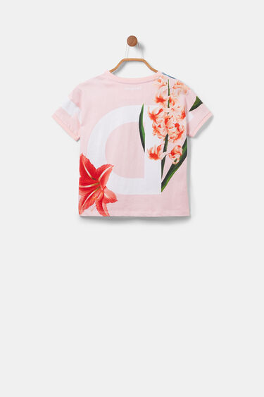 T-shirt floral logomania | Desigual