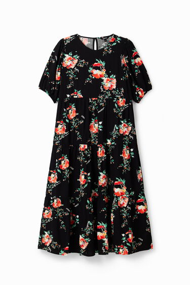 Vestido midi floral | Desigual