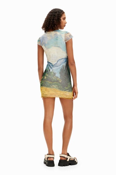 Korte jurk Van Gogh | Desigual