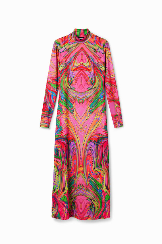 María Escoté slim midi dress