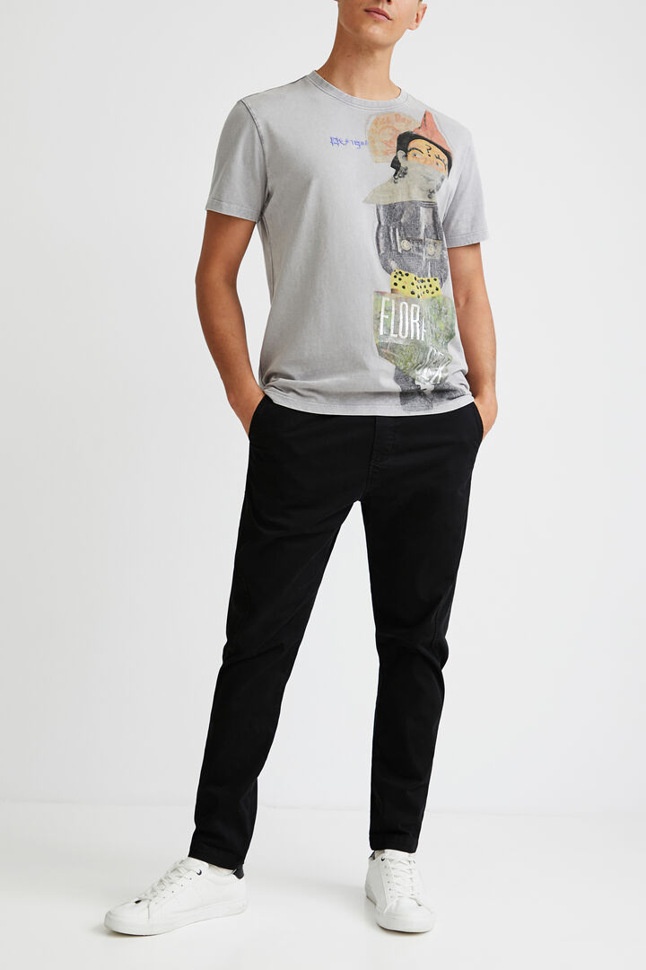 T-shirt manches courtes fleurie sex | Desigual