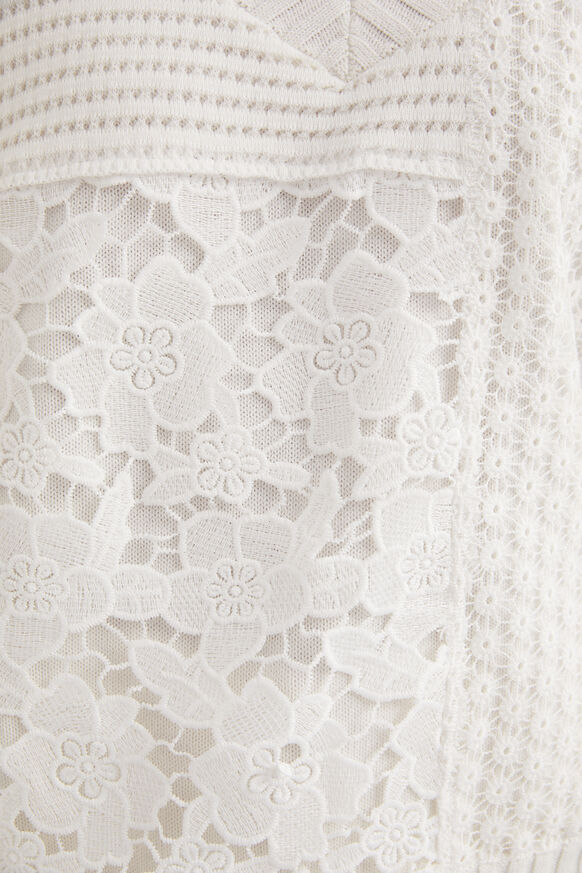 Lace patchwork jumper | Desigual
