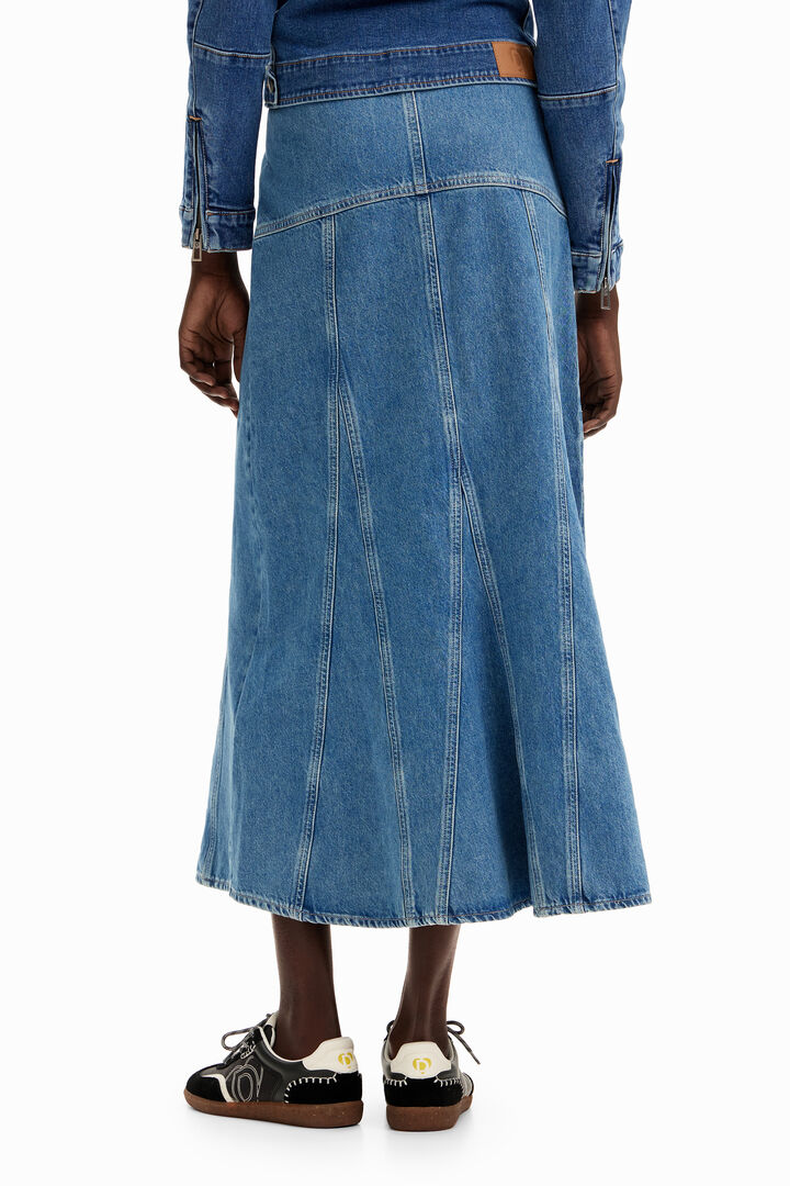 Falda larga denim | Desigual