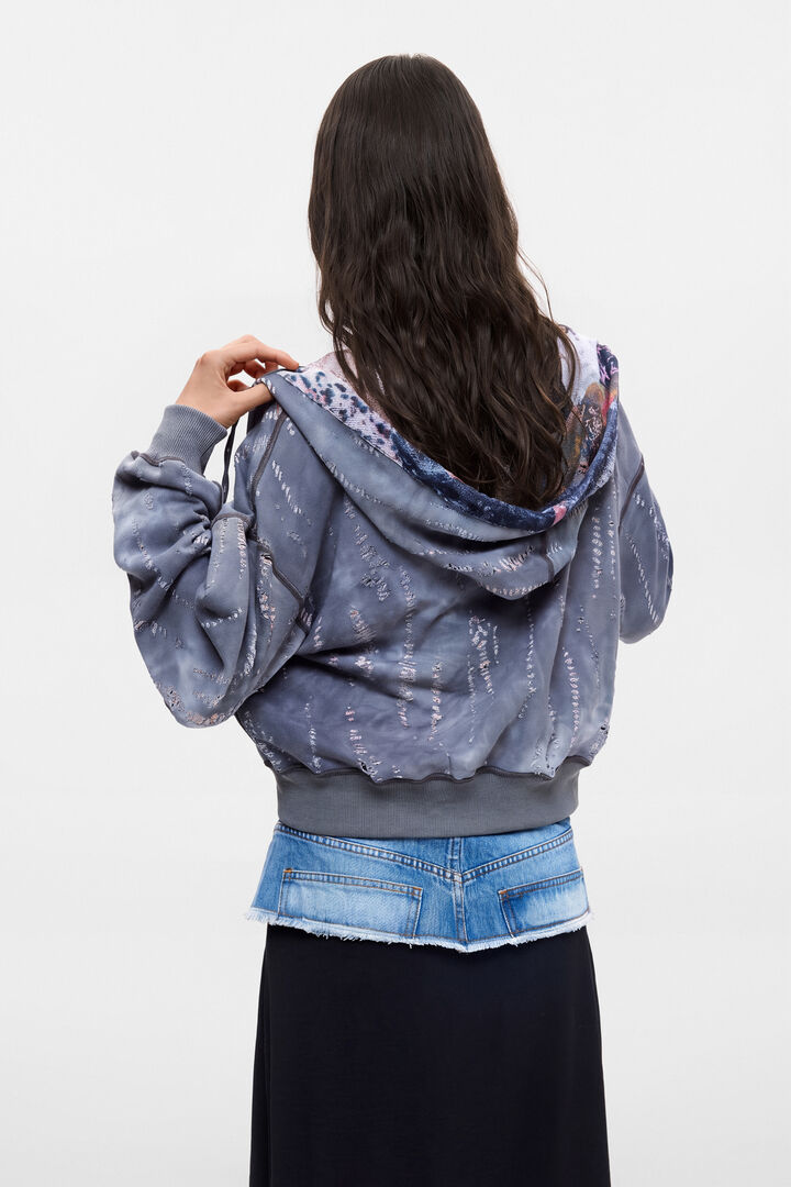 Reversible Printed Sweatshirt