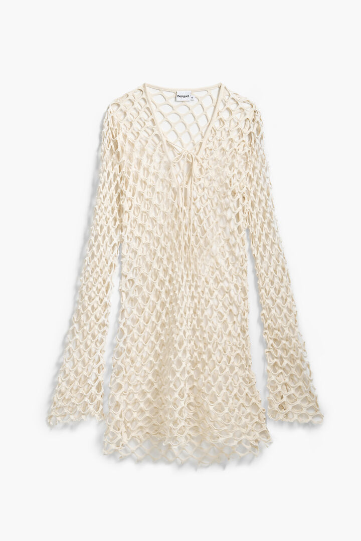 Crochet beach dress | Desigual