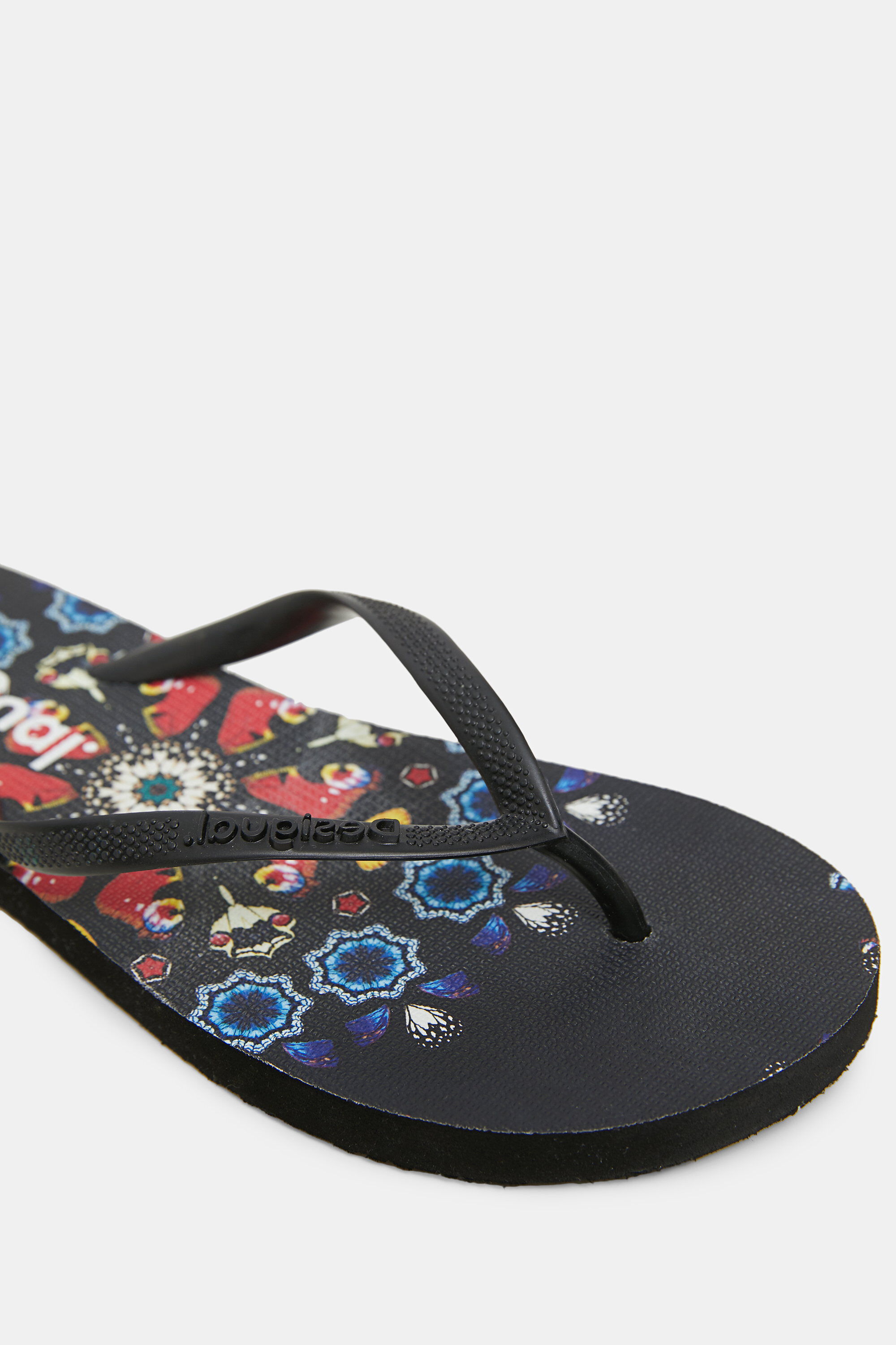 Desigual flip sale flops