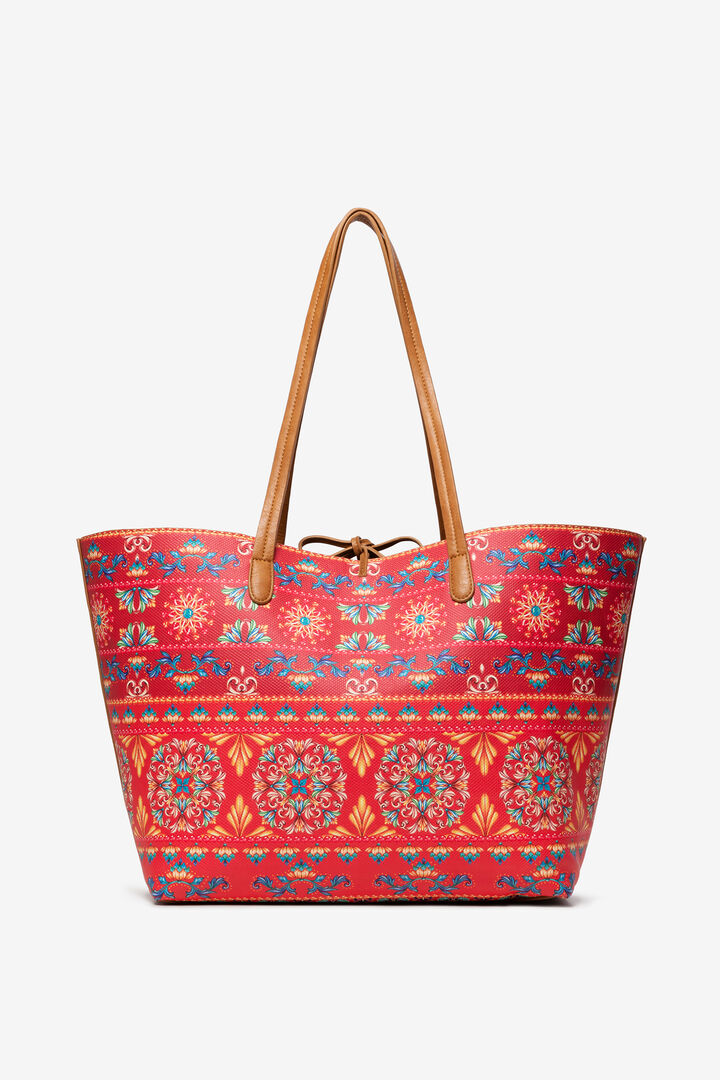 Reversible Bag with Bow Capri Maxi | Desigual