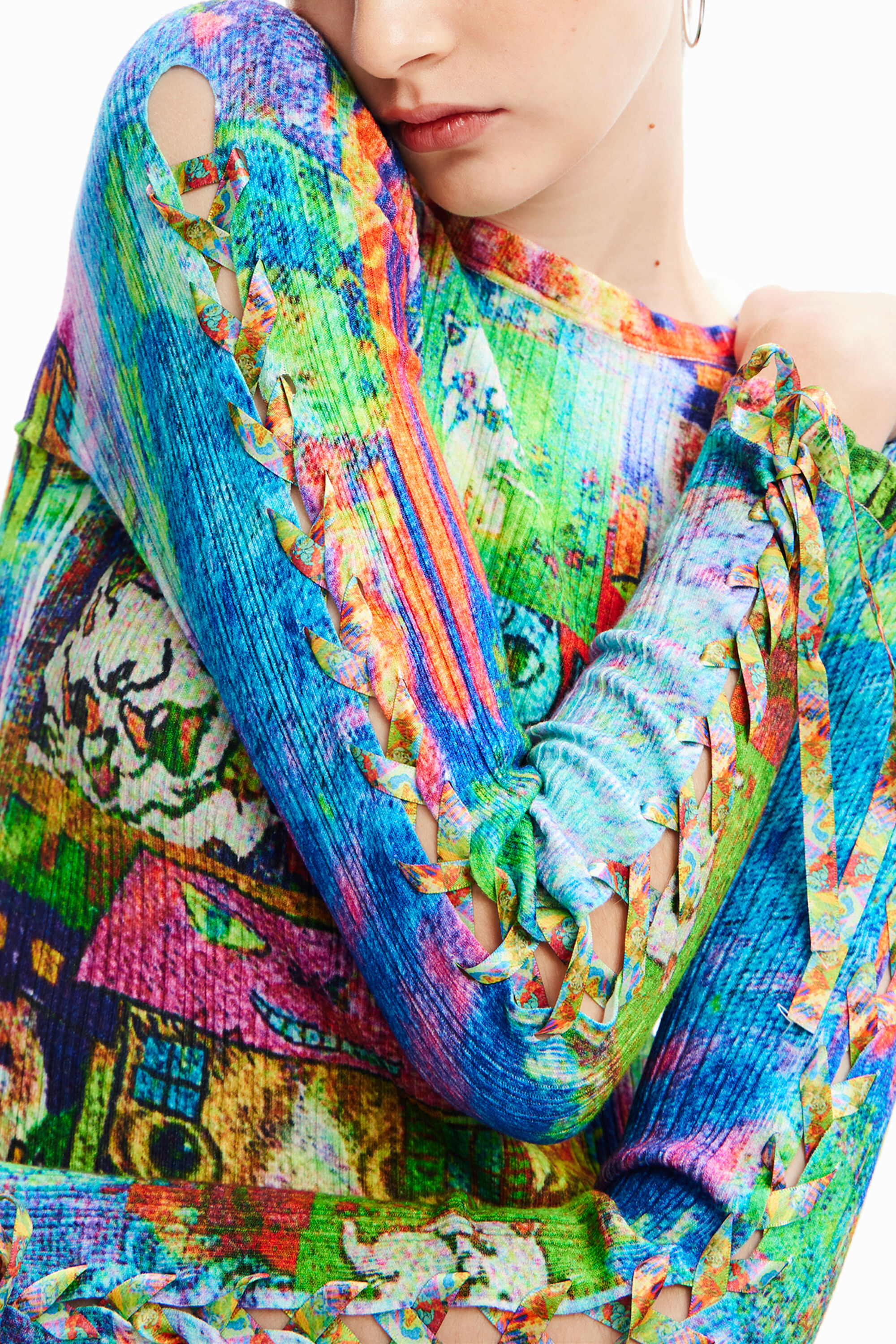 激安単価で レディース María Escoté ネコ リブ編みセーター I Desigual.com トップス
