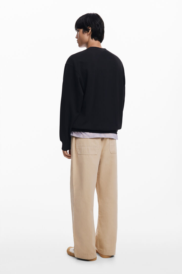 Contrast Embroidered Sweatshirt | Desigual