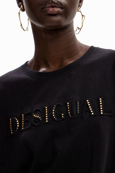 Shiny logo T-shirt | Desigual