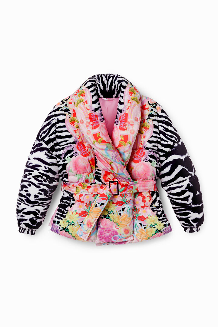 Oversized quilted coat | Desigual