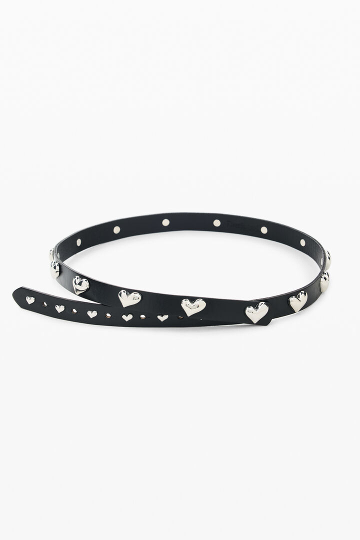 riem 100% leer gesp logo