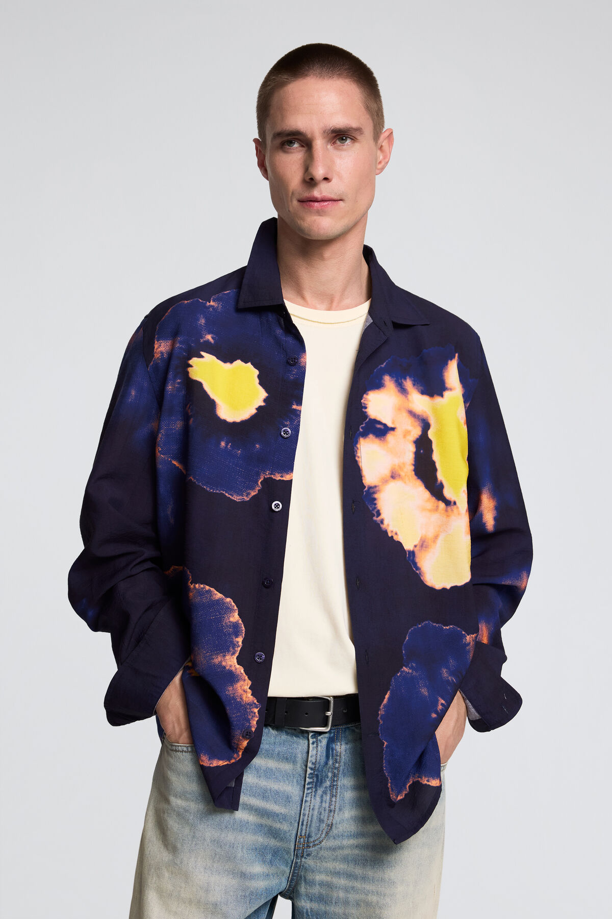 花柄の長袖シャツ メンズ I Desigual.com