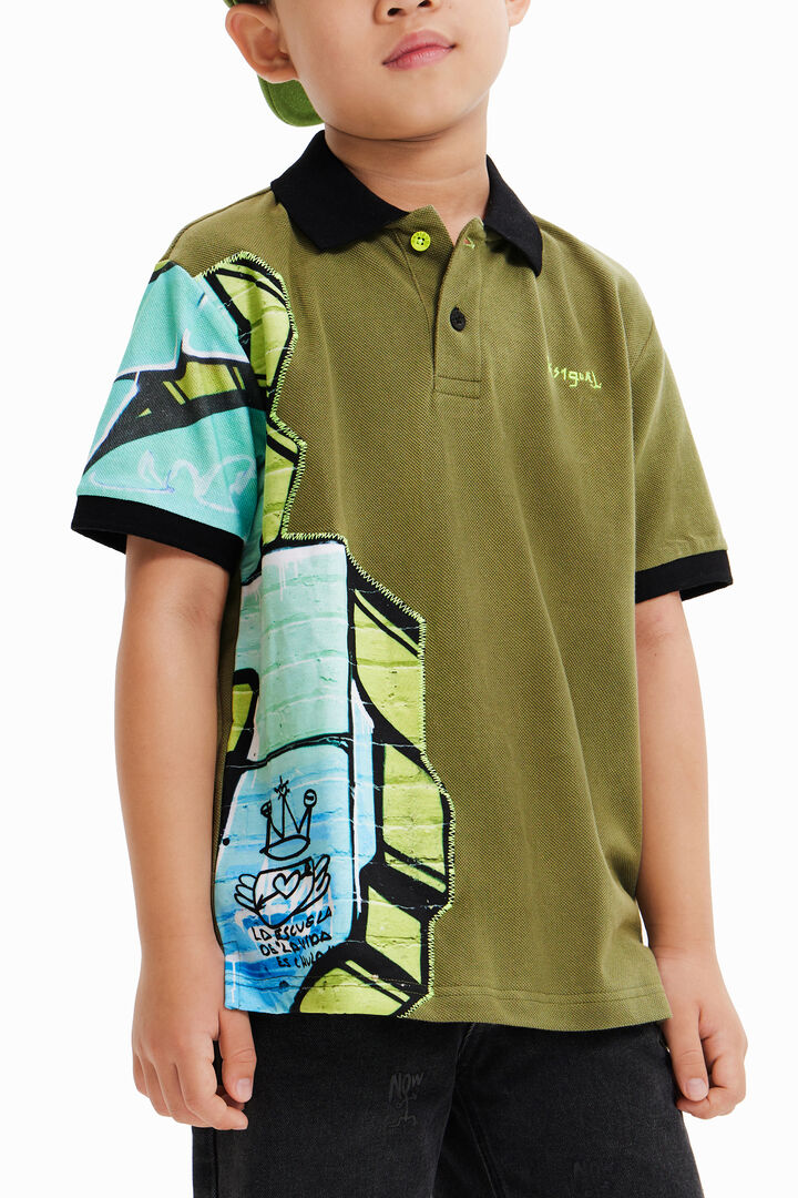 Polo màniga curta grafit | Desigual