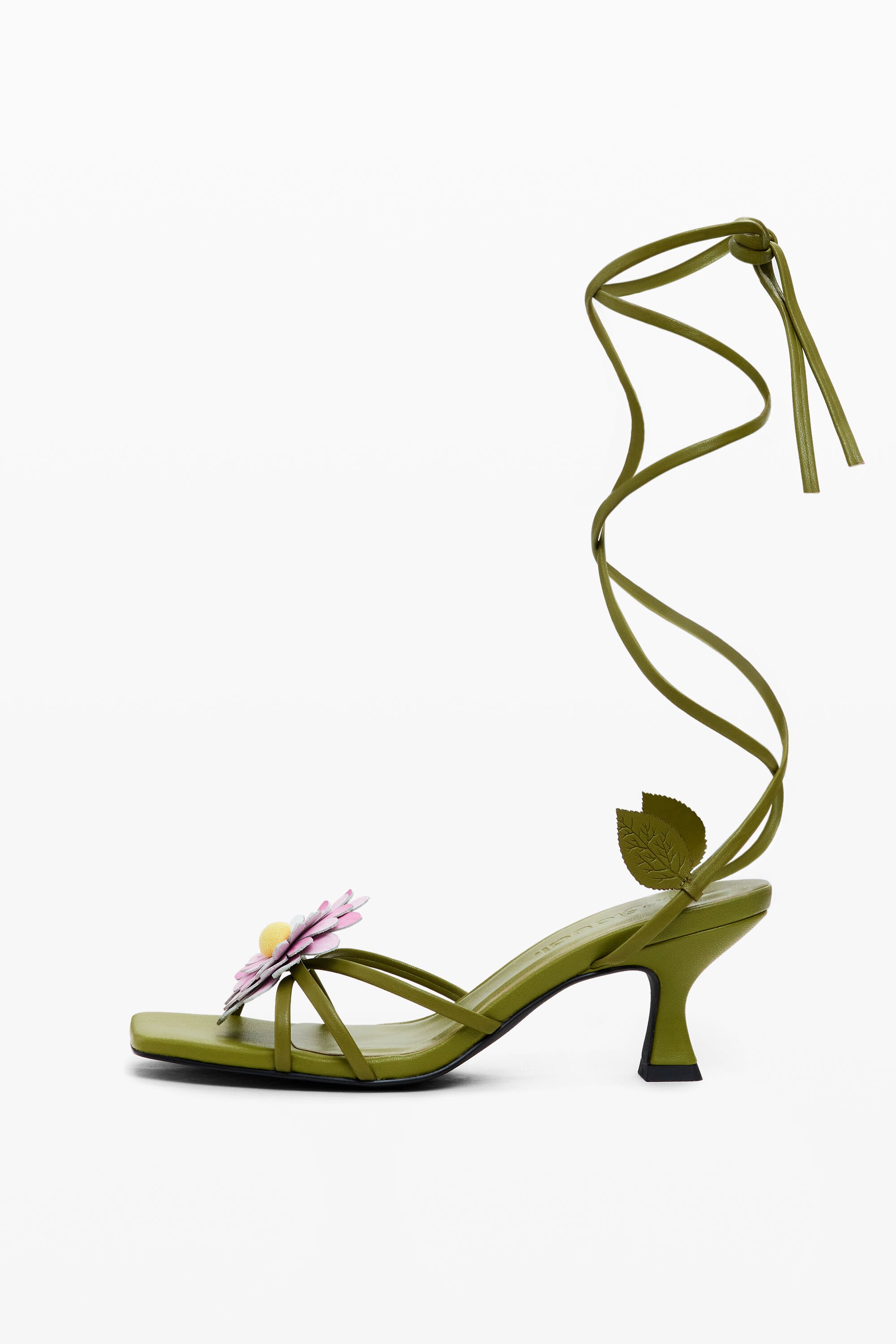 Tyler McGillivary floral heel sandal