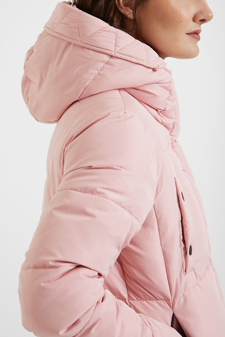 Long straight padded coat | Desigual