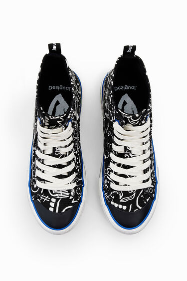 イラスト 厚底 ハイカットスニーカー Desigual Com