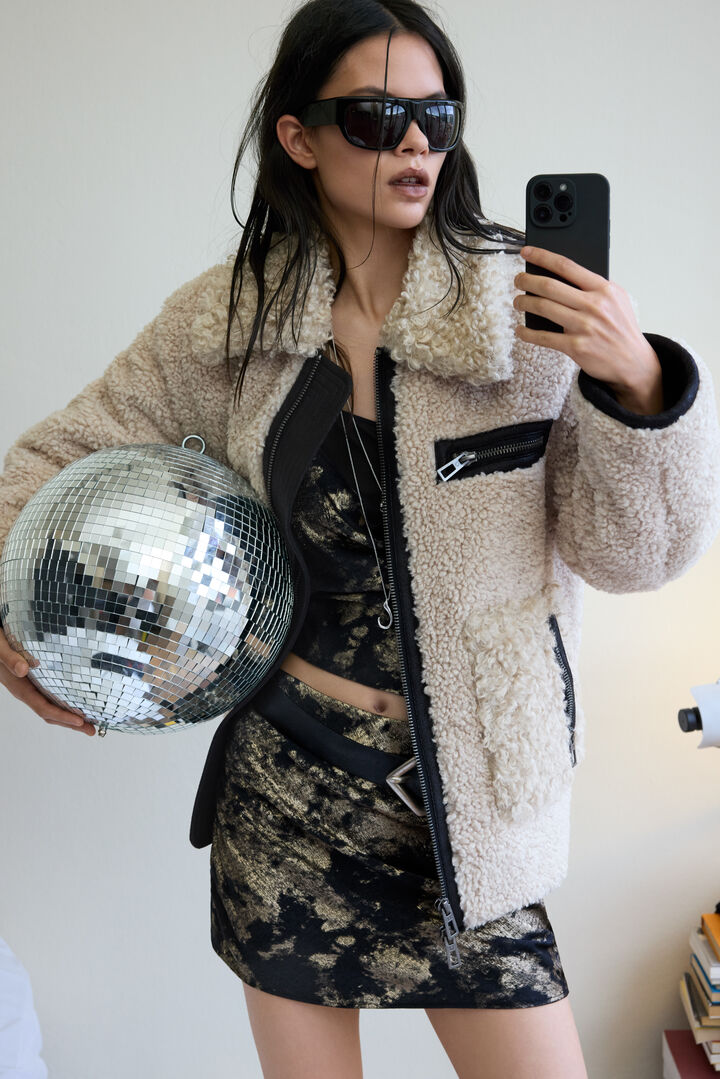 Short fleece jacket | Desigual