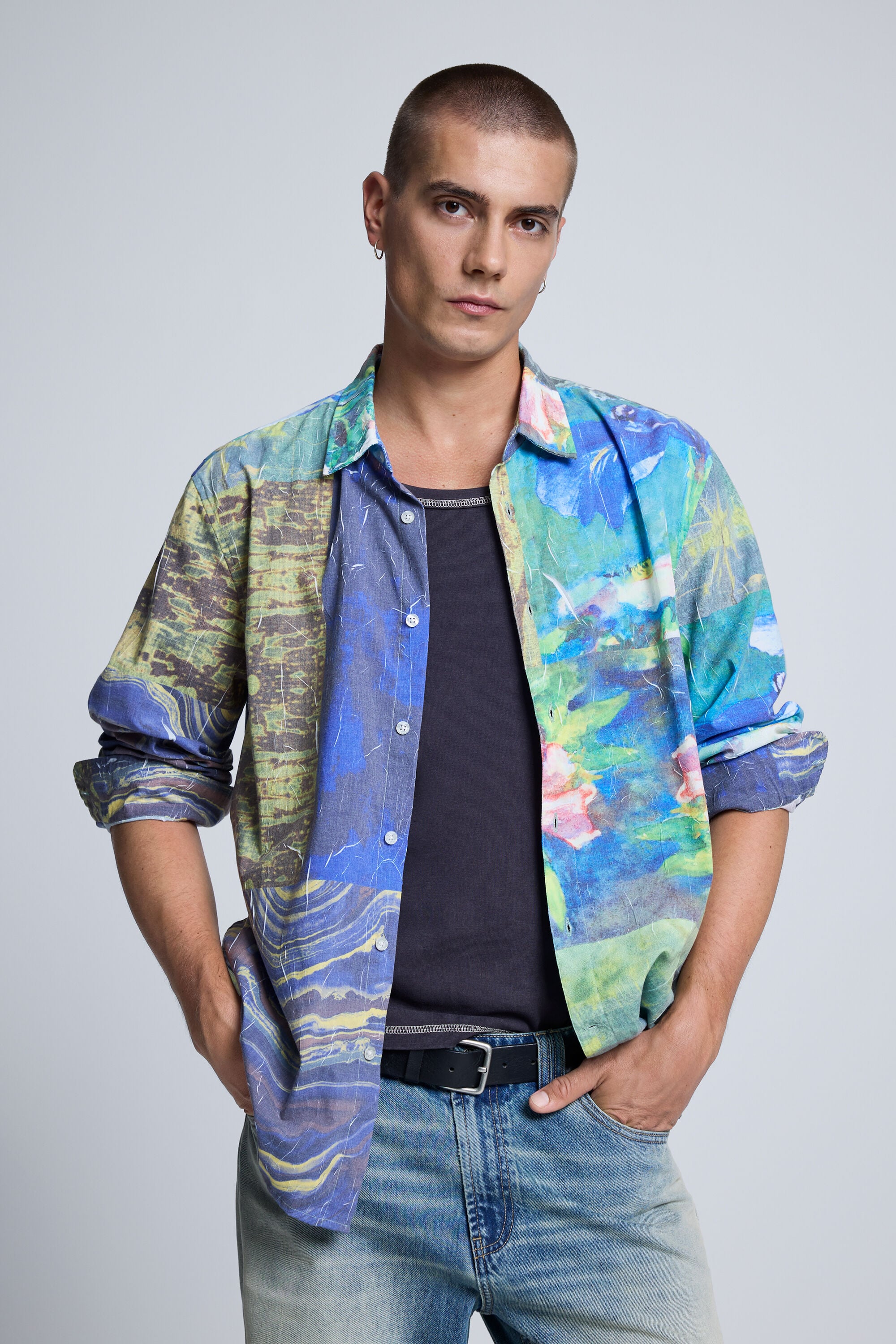 Camisa Estampado Paisley