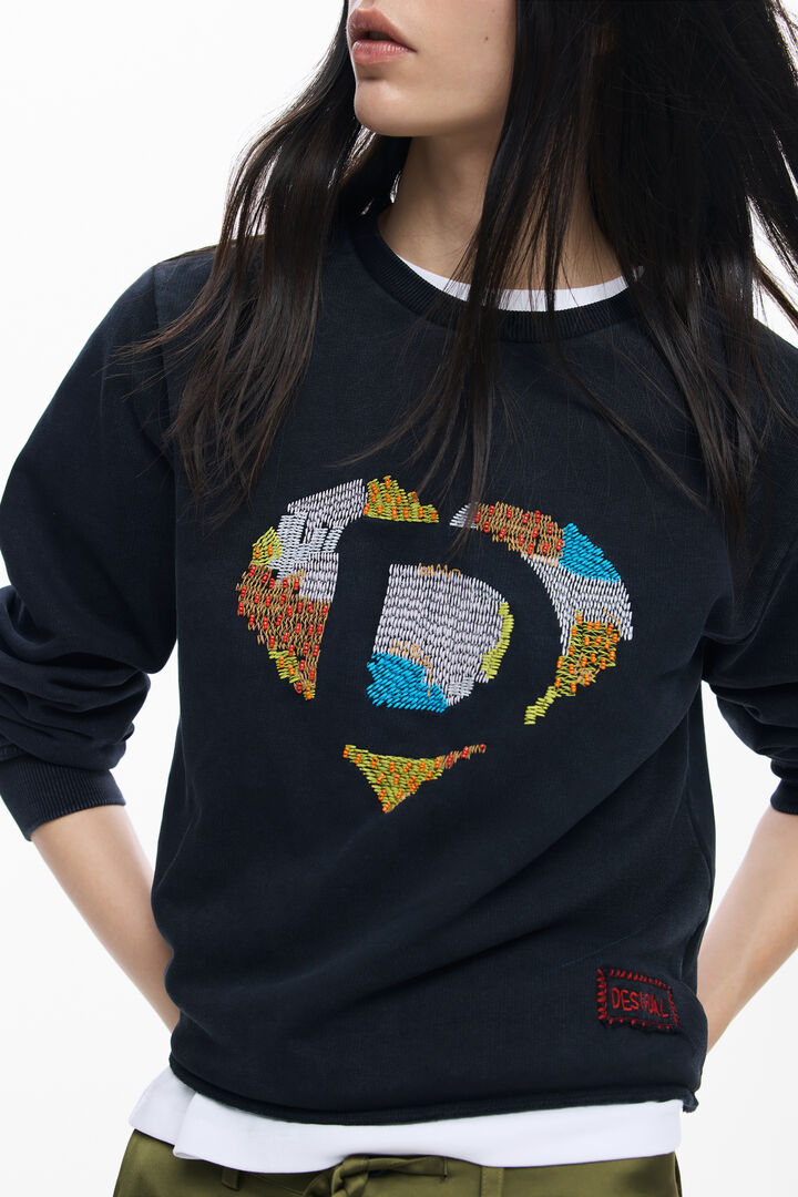 Moletom com logo e contas | Desigual