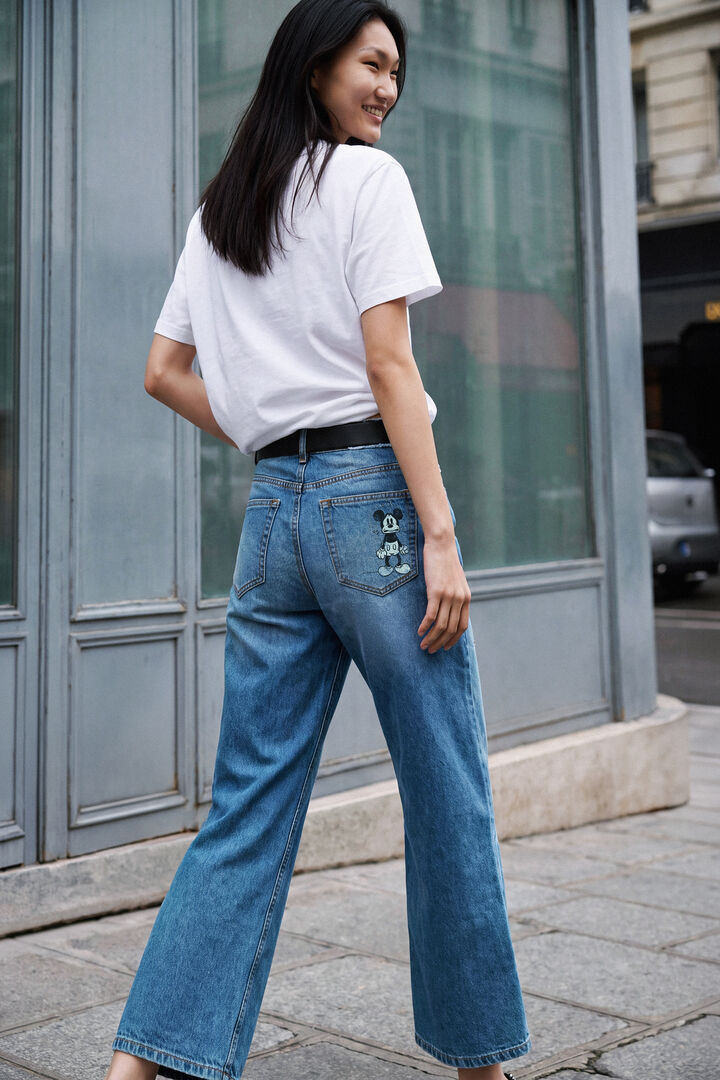 Mickey&trade; Culotte Jeans