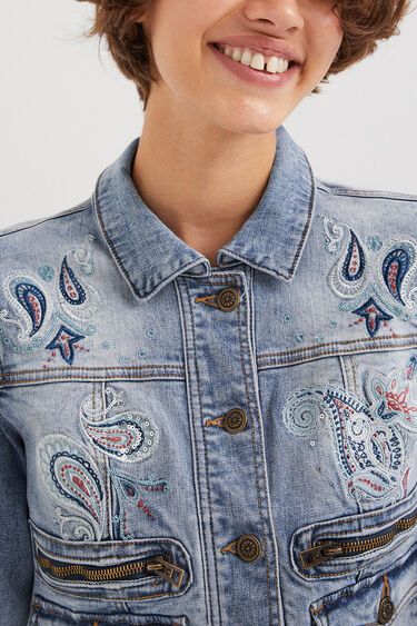 Paisley denim jacket | Desigual
